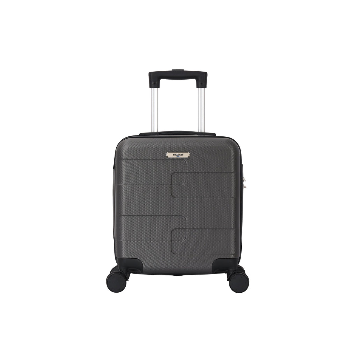 Valise cabine 45x36x20 cm format easyJet rigide ABS – EasyFly, coloris gris foncé