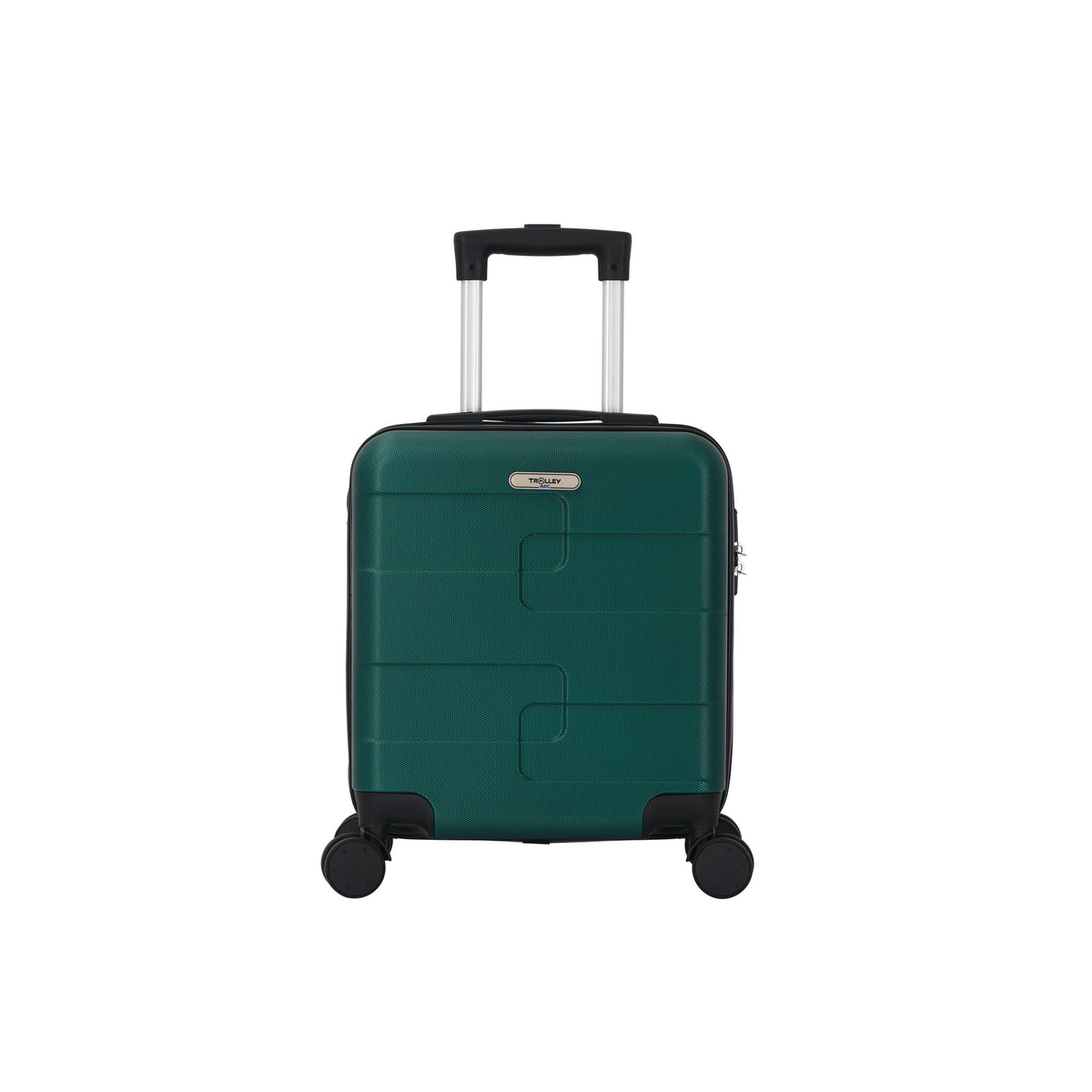 Valise cabine 45x36x20 cm format easyJet rigide ABS – EasyFly, coloris vert sapin