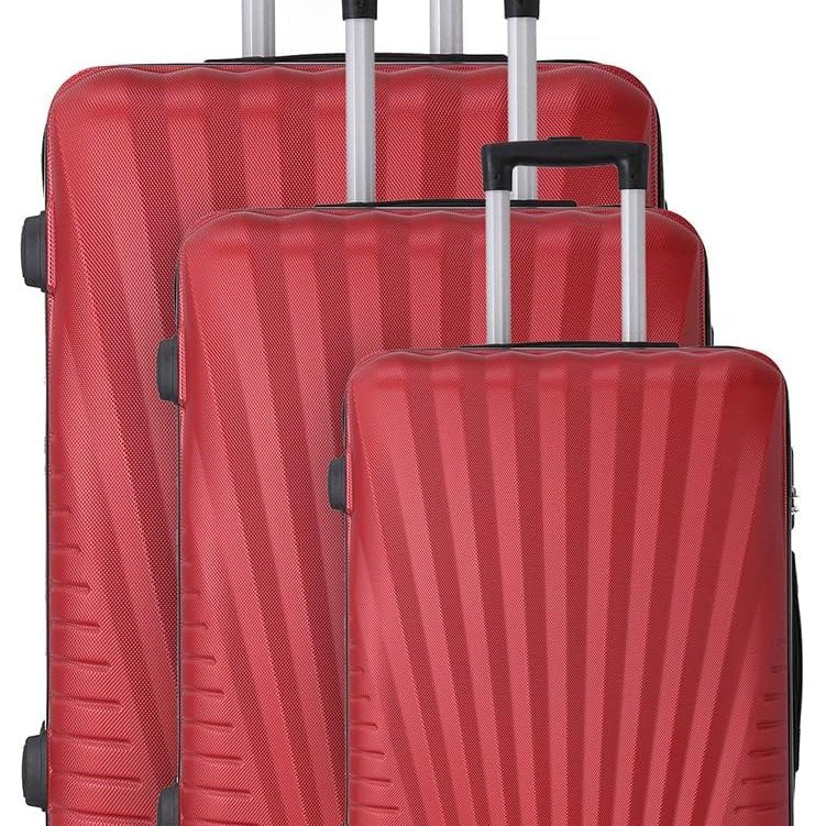 Set de 3 valises Elegance bordeaux – Trolley ADC