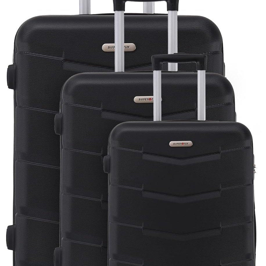 Set de 3 valises Wall noir – Trolley ADC