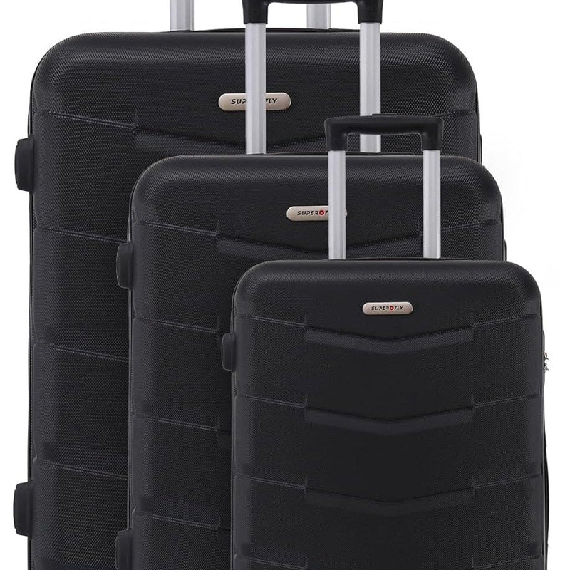 Set de 3 valises Wall noir – Trolley ADC