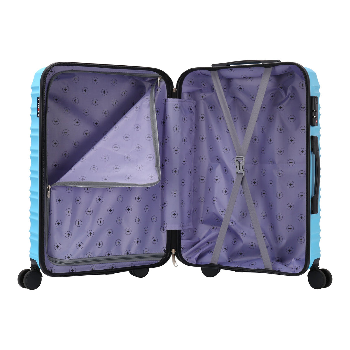 Grande valise soute 75 cm rigide ABS 4 doubles roues 360°, bagage 23 kg – Palma, photo 11