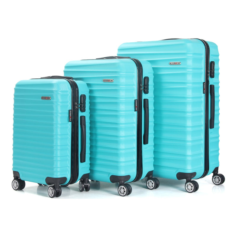 Set de 3 valises rigides ABS 4 doubles roues 360° (55/65/75 cm) – Palma – Trolley ADC