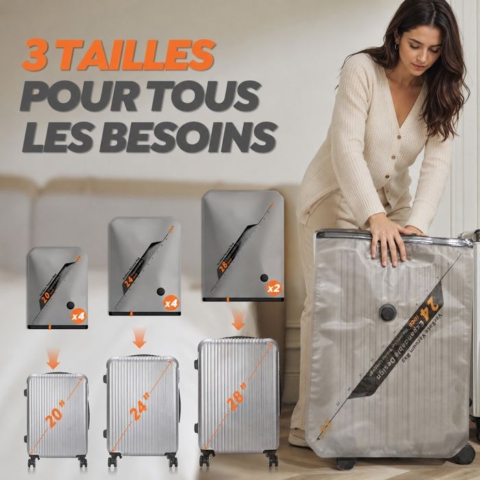 Sacs de compression de voyage