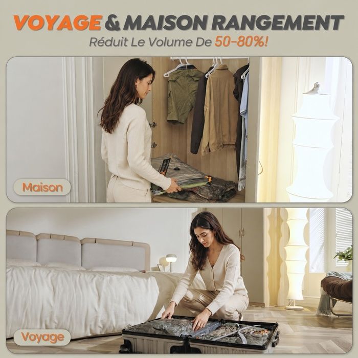Sacs de compression de voyage